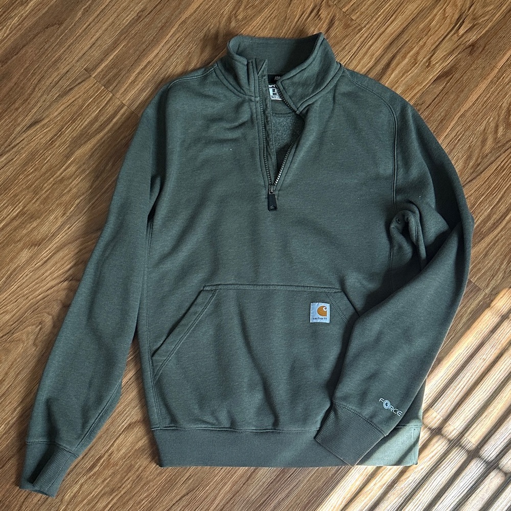 Carhartt Men's Olive Quarter Zip